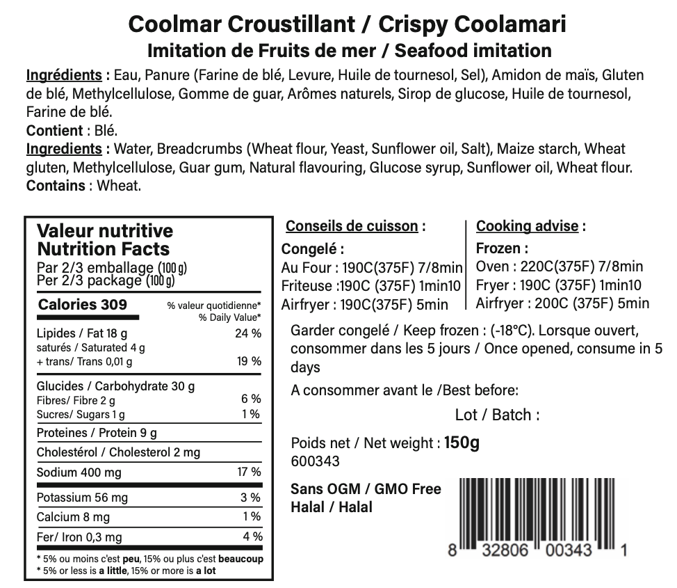 Coolmar croustillant