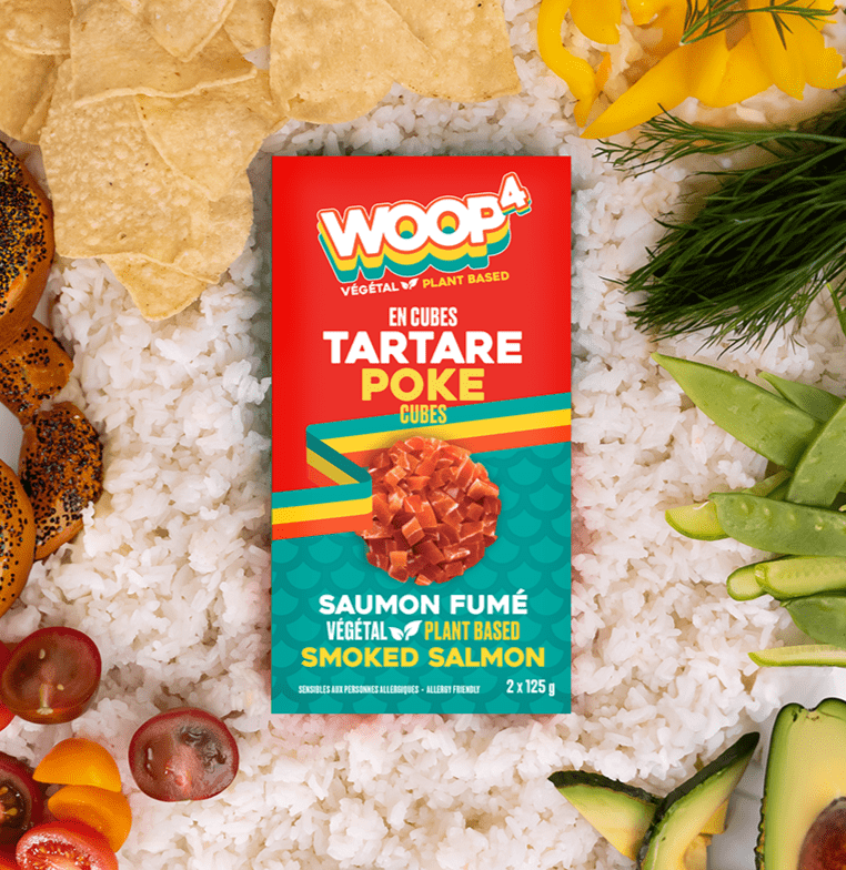 Saumon fumé végétal en tartare - Woop4