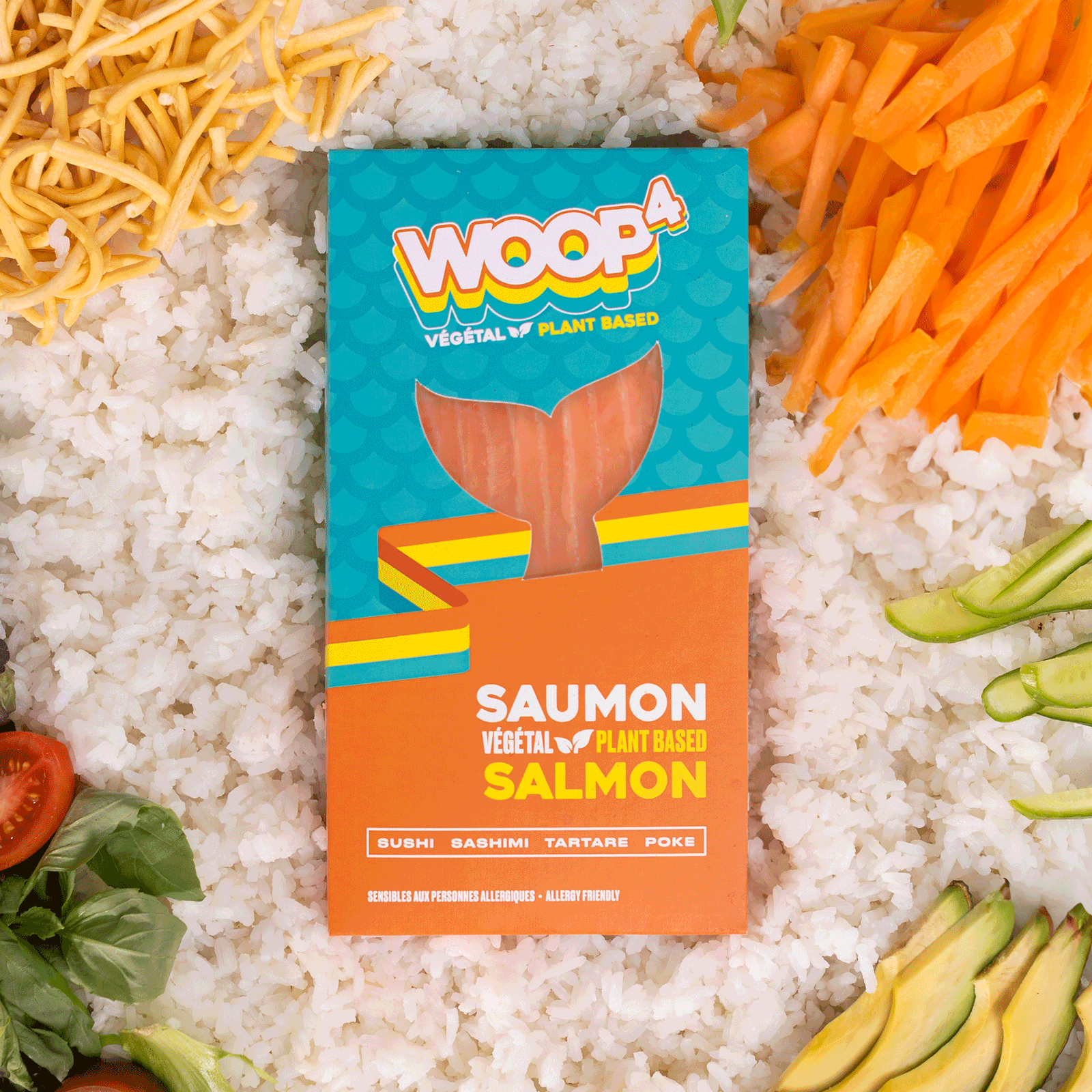 Saumon végétal en pavé - Woop4