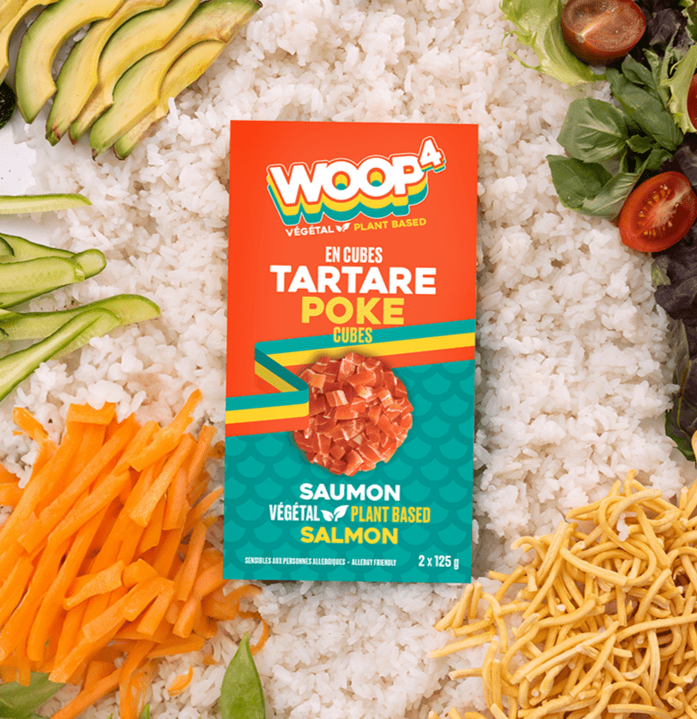 Saumon végétal en tartare - Woop4