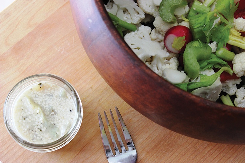 Vinaigrette crémeuse hypo-allergène