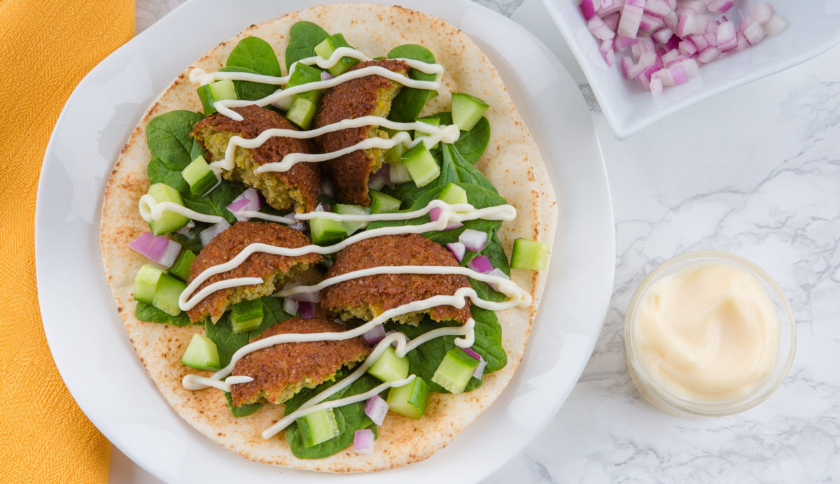 Falafels en salade à la Mama Yo!